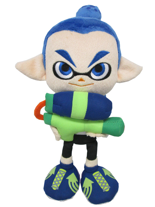 Splatoon- Inkling Boy Blue 9" Plush - 1468