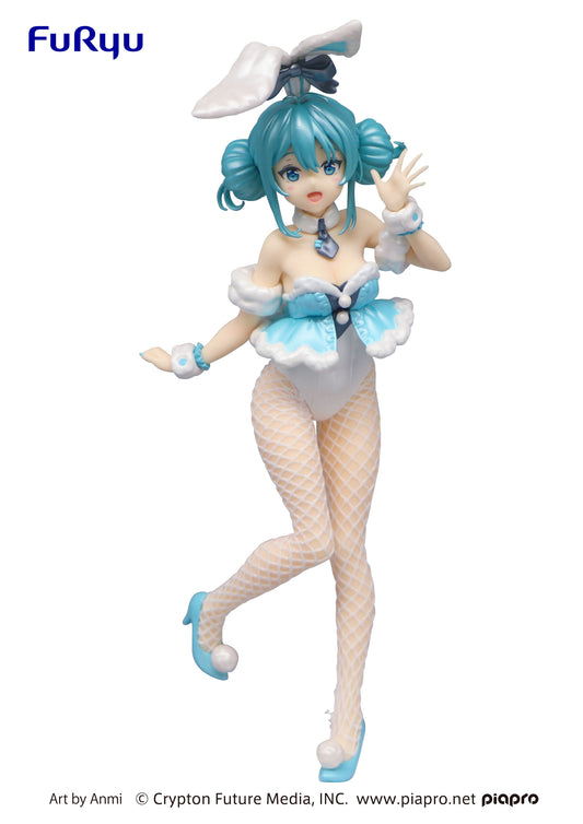 Hatsune Miku-BiCute Bunnies Figure-Hatsune Miku White Rabbit Pearl Color ver.- AMU-SHP0413
