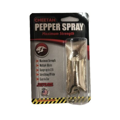 1/2 oz keychain pepper spray Gold Snake-T3131GS